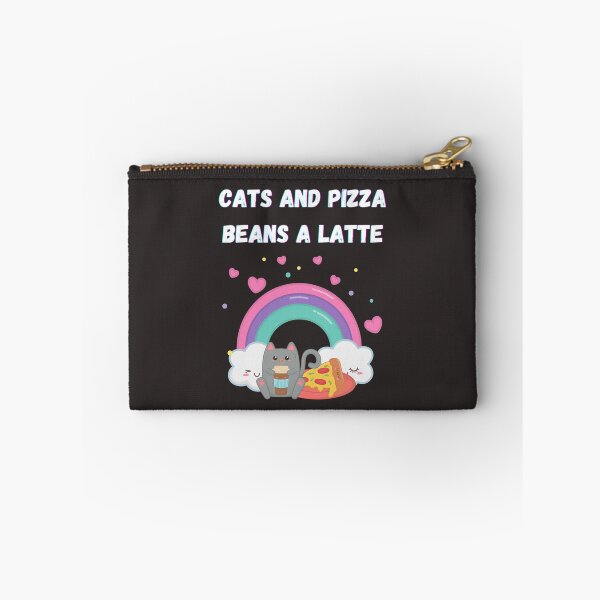 Item preview, Cats and Beans (Mean) A Latte Coffee Lover Pizza Lover Pun designed and sold by BampiQ.