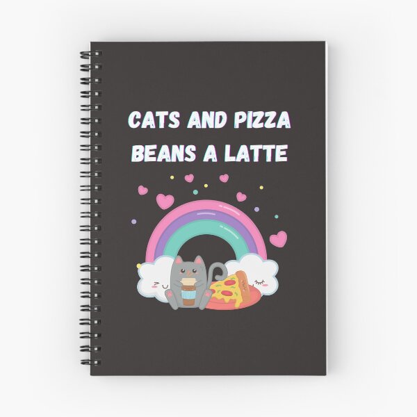 Item preview, Cats and Beans (Mean) A Latte Coffee Lover Pizza Lover Pun designed and sold by BampiQ.