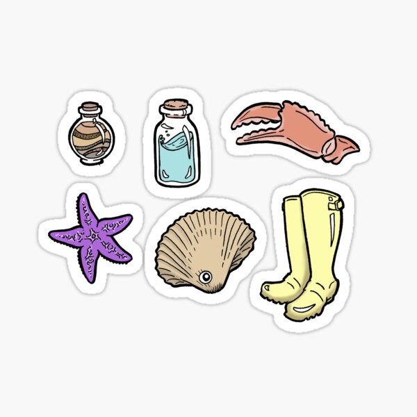 Item preview, Tidepool Sea Witch Stickers designed and sold by Fishtopus.