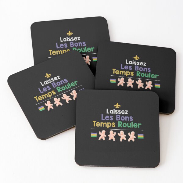 Item preview, Mardi Gras New Orleans Let The Good Times Roll King Cake Kid designed and sold by twHistory.