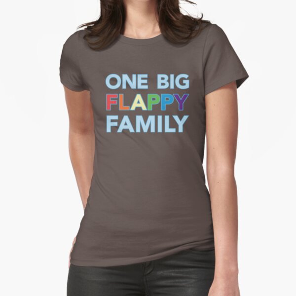 One big flappy Autistic family Fitted T-Shirt