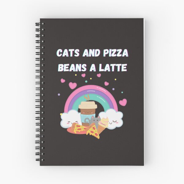 Item preview, Cats and Pizza Beans (Mean) A Latte Coffee Beans and Pizza Lover Pun designed and sold by BampiQ.