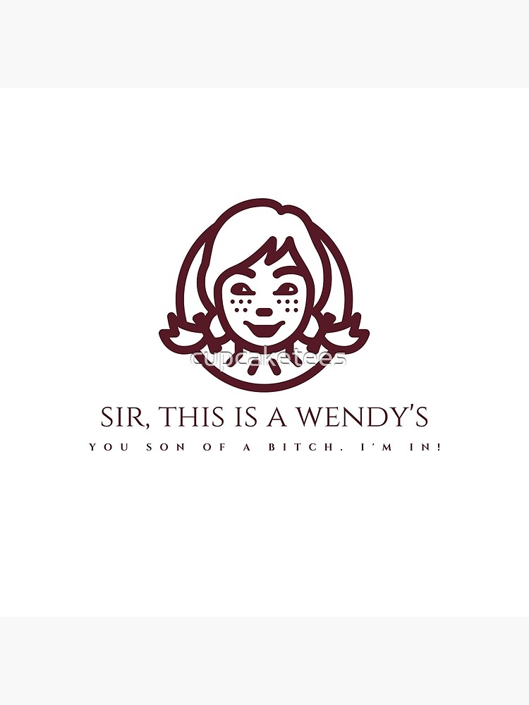 Sir Das Ist Ein Wendy S Wsb Grusskarte Von Cupcaketees Redbubble