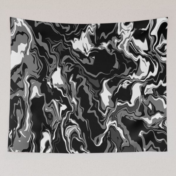 Item preview, Black, Grey and White Marble Effect Pattern designed and sold by Orchyd.