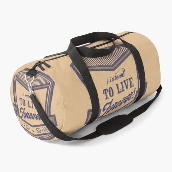 Item preview, Live forever funny quote vintage logo designed and sold by KMA Home Design.