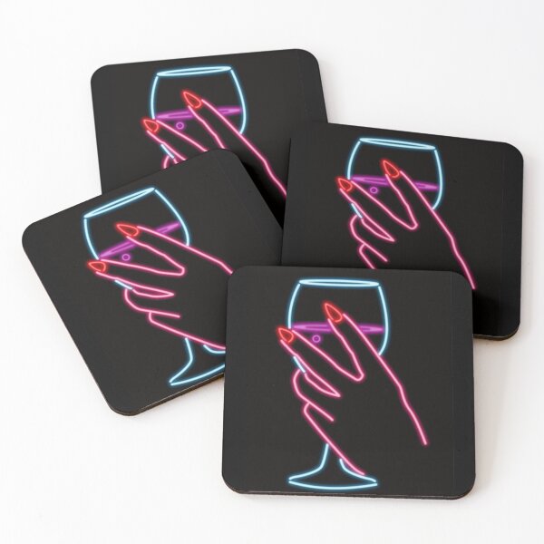 Item preview, Neon Wine Glass designed and sold by Lauren  paige.