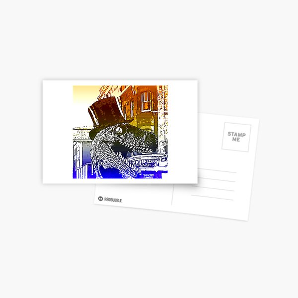 Item preview, T-Rex in a top hat designed and sold by Rob Hopper | RoboRob001.