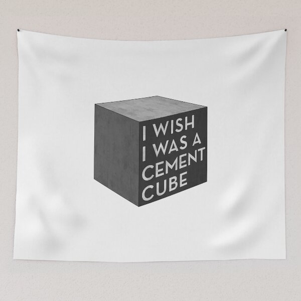 Item preview, I Wish I Was A Cement Cube designed and sold by Onion Powder.