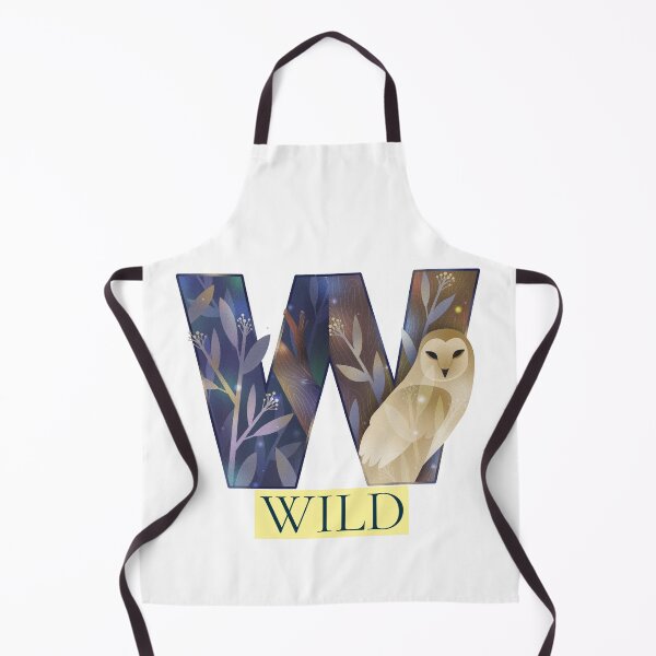Item preview, Beautiful W typography "Wild" Wild owl designed and sold by TamGustam.