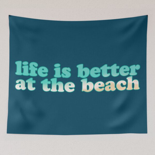 Item preview, life is better at the beach designed and sold by prismatic paper co.