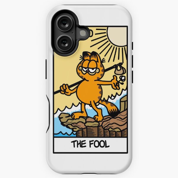 Vista previa del artículo con la obra «La carta del tarot del tonto pero es garfield», diseñado y vendido por jxliahx.