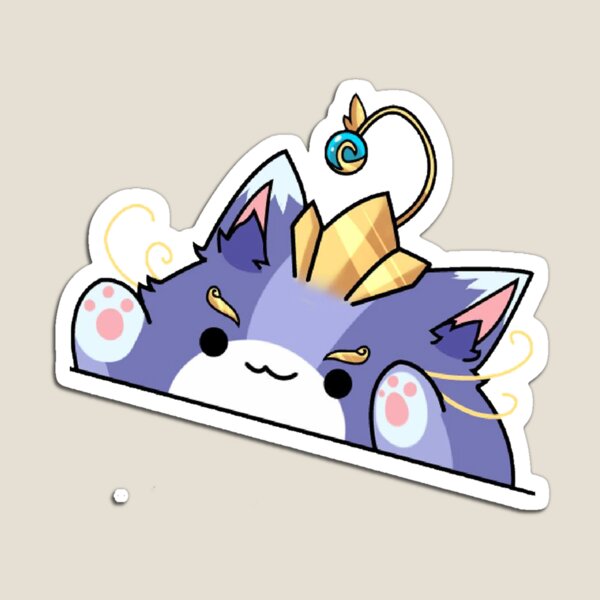 yuumi bongo cat Magnet