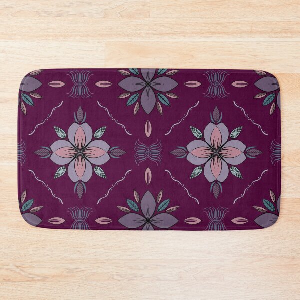 Item preview, Floral Surface Pattern - Burgundy designed and sold by DaintyDoodler.