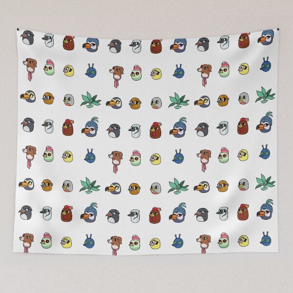 Item preview, Tuca and Bertie designed and sold by SideQuestDoodles.