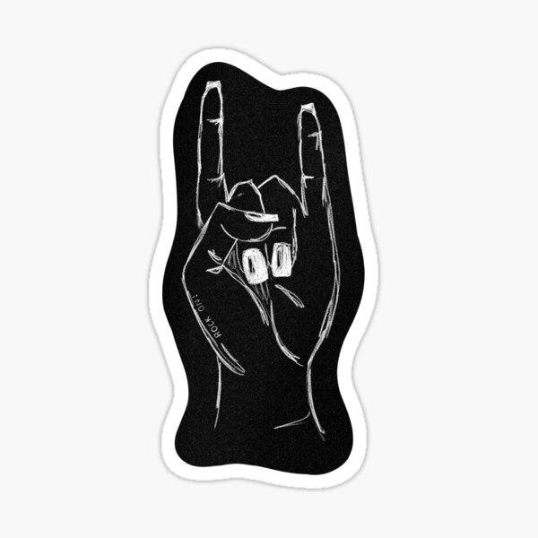 rock-on-hand-sign-sticker-for-sale-by-courtneyd7874-redbubble