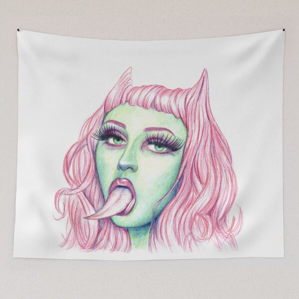 Item preview, The devilish girl designed and sold by lapetiteart.