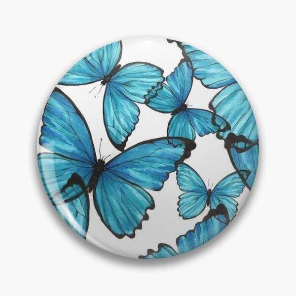 Item preview, Teal Butterfly Pattern designed and sold by Mary Anes.