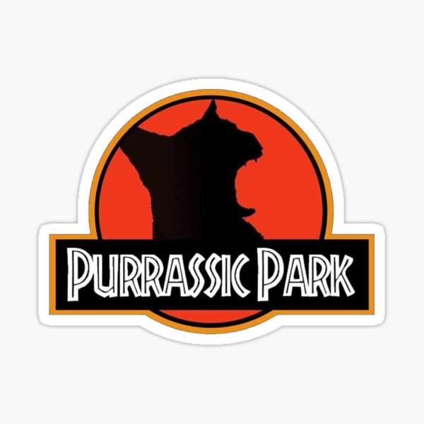 Jurassic Park Logo Sticker – Acid Ink Designs