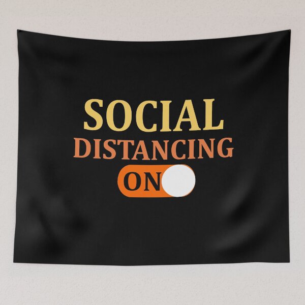 Item preview, Social Distancing Mode On - Socialism distancing designed and sold by Andrea Lina.