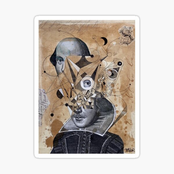 Item preview, shakespeare as an abstracted concept  designed and sold by Loui  Jover.