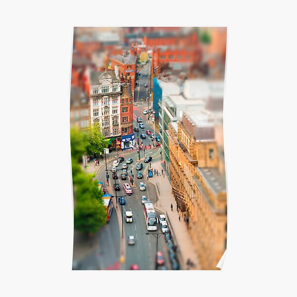 Manchester 'Tilt n Shift' Poster