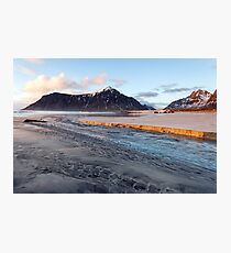 Gold Ribbon Photographic Print