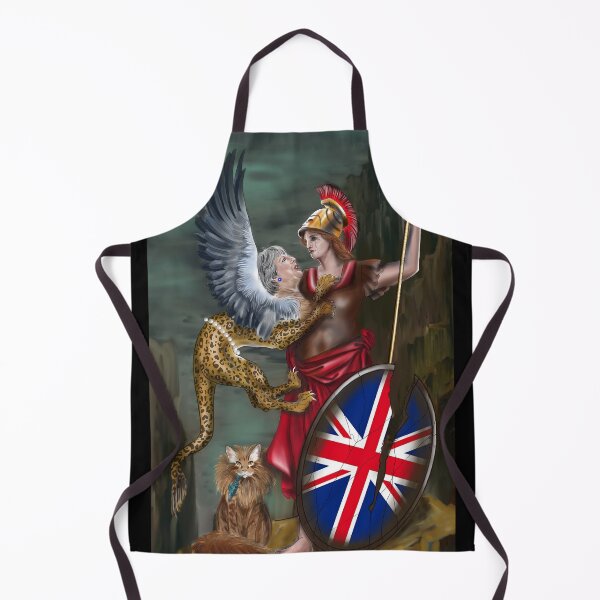 Aperçu de l'œuvre Britannia et le sphinx de mai: l'énigme du Brexit créée et vendue par Blacklinesw9.