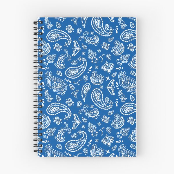 Item preview, White on Blue Paisley designed and sold by BadBehaviour.