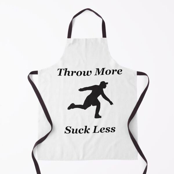 Item preview, Throw More Suck Less Disc Golf Slogan designed and sold by NancyMerkle.