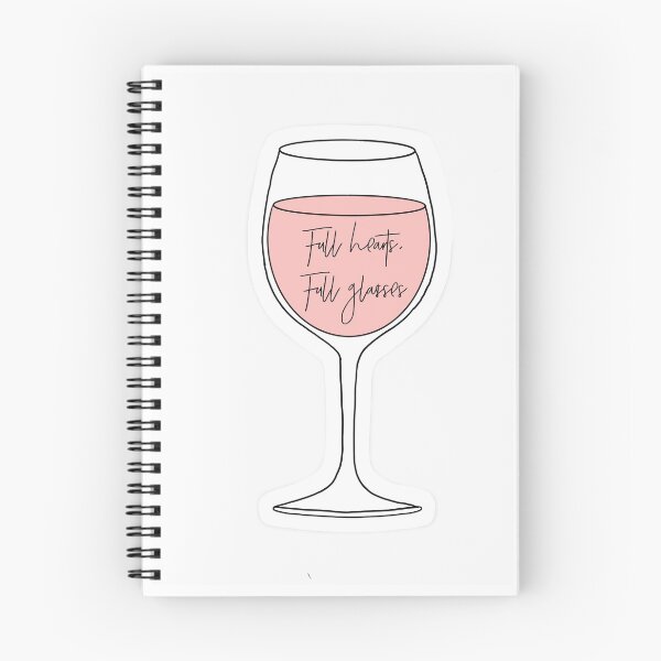 Item preview, Full Hearts Full Glasses (Rose) designed and sold by Brown Bag  Creative Co.