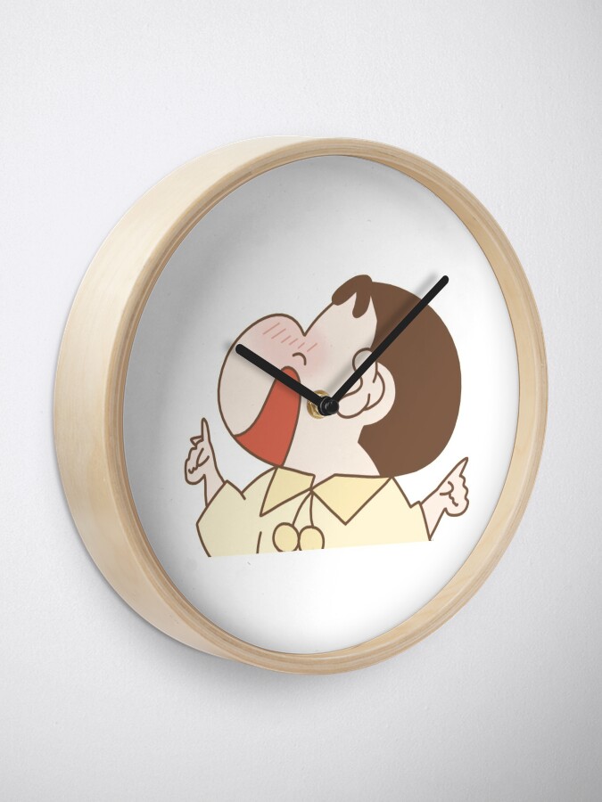 Crayon Shin Chan Clock for Sale by crystalguo