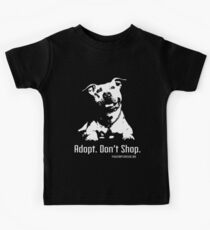 Camiseta para niños Adopte la tienda Dont Shop P4P