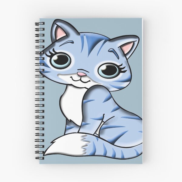 Item preview, Cute Adorable Blue Kitty Cat , Cat Lovers designed and sold by Ouais  Malak.