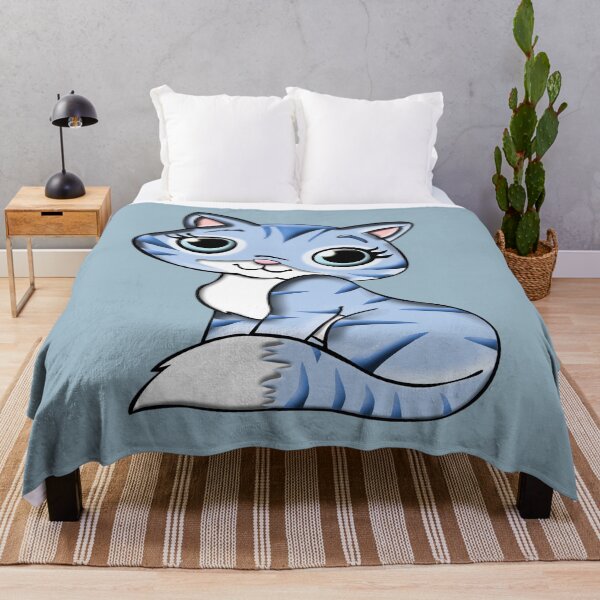 Item preview, Cute Adorable Blue Kitty Cat , Cat Lovers designed and sold by Ouais Malak.