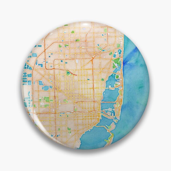 Artikelvorschau, MIAMI-KARTE entworfen und verkauft von cityette.