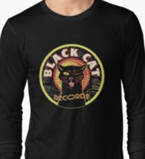 Black Cat LP Art Deco Long Sleeve T-Shirt