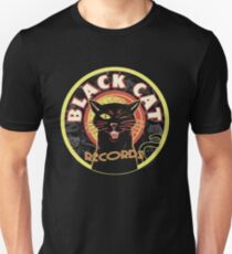 Black Cat LP Art Deco Unisex T-Shirt