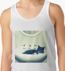 Cat in the Sink Tank Top
