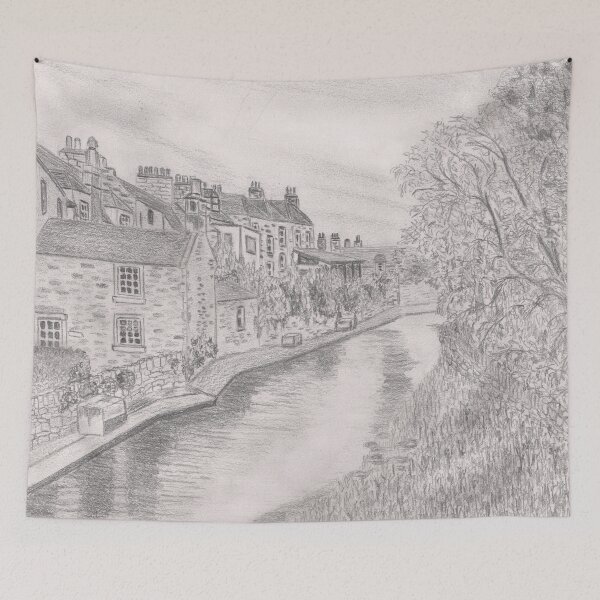 Item preview, Anstruther, Dreel Burn, Pencil Sketch designed and sold by Jan Palmer.