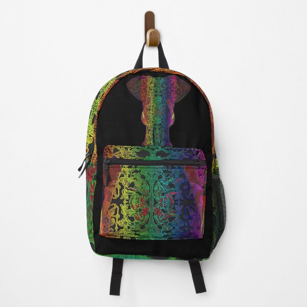 Item preview, Rainbow Black Elephant on Black designed and sold by Diego-t.