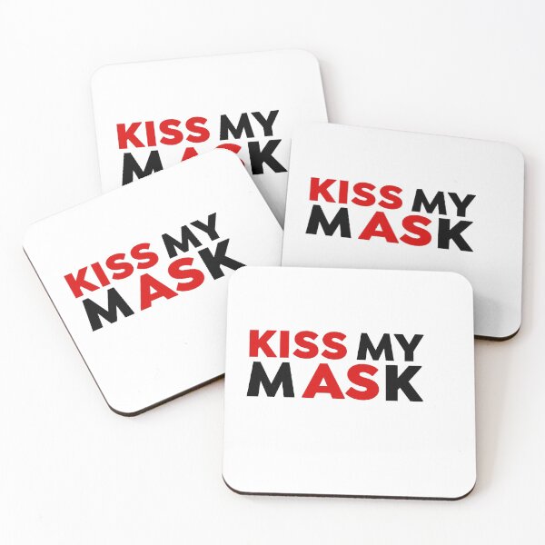 Item preview, Kiss My Mask On White designed and sold by MPowerTeez.