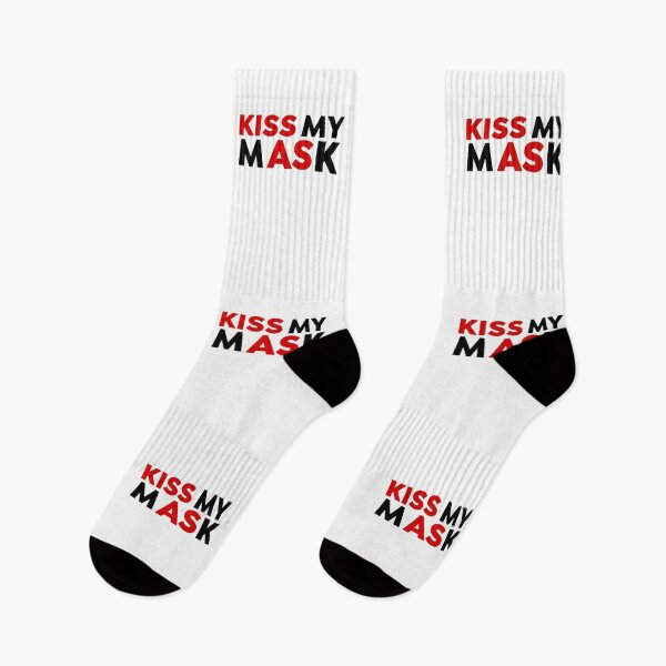 Item preview, Kiss My Mask On White designed and sold by MPowerTeez.