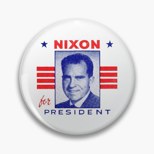 vintage political humor pinback button of president bush that says criminal with added gold star sticker