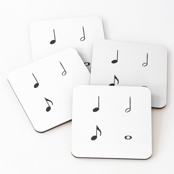Item preview, music notes- whole note, half note, quarter note, eighth note designed and sold by cut3stick3rs.