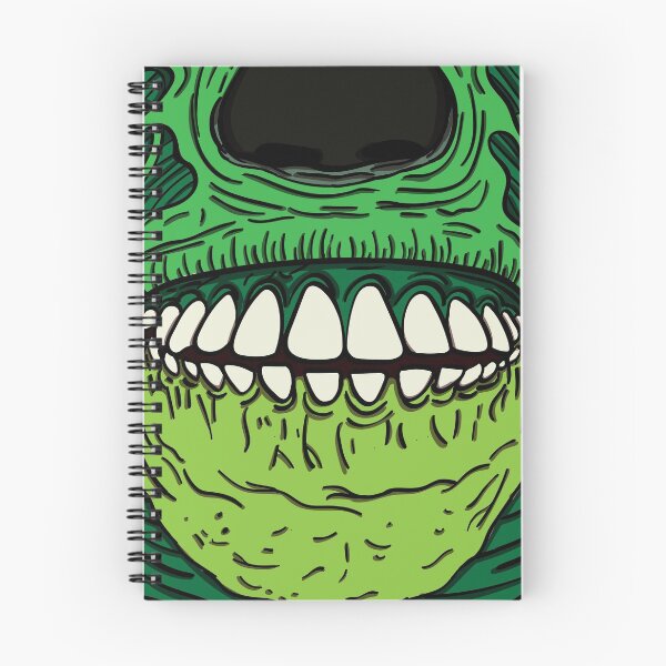 Item preview, Green Fleshy Half-Face designed and sold by artbyjoeski.