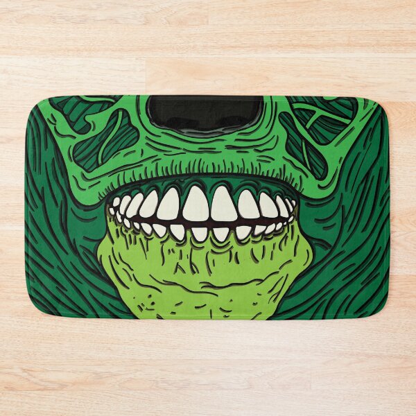 Item preview, Green Fleshy Half-Face designed and sold by artbyjoeski.