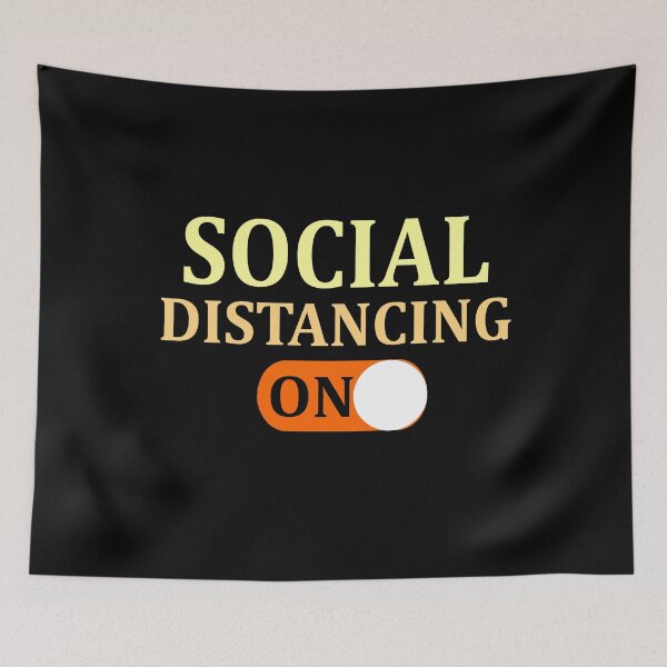 Item preview, Social Distancing Mode On - Socialism distancing designed and sold by Andrea Lina.