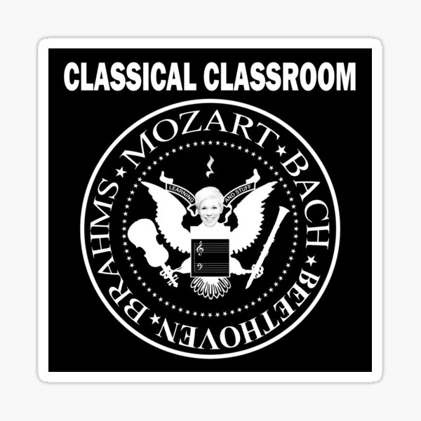Classical Classroom Podcast logo Sticker