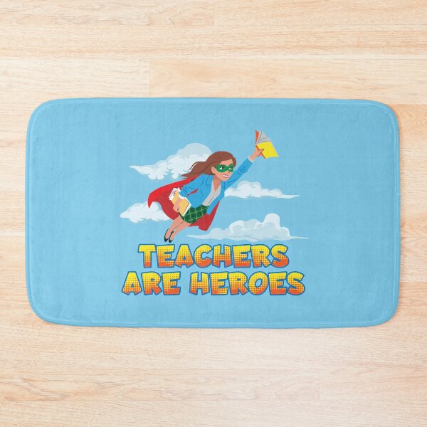 Item preview, Teachers are Heroes | Frontline Teacher designed and sold by Maria Garcia.