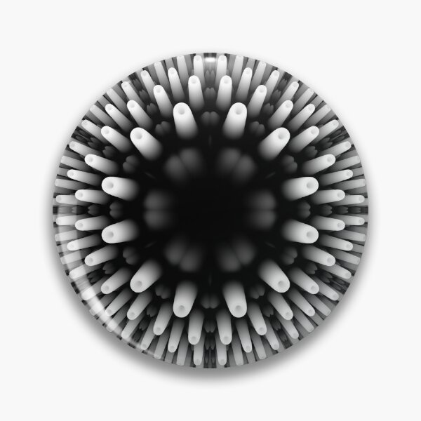 Item preview, Three dimensional black and white pattern designed and sold by BubbleCrumbs.